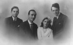 Denis, Frank, Ted and Mary in 1921